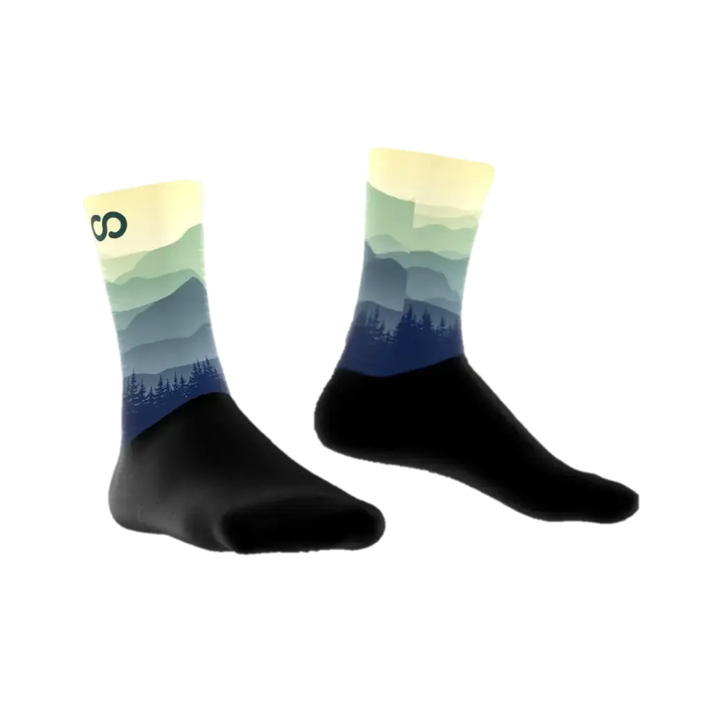 MOUNTAINS cycling socks